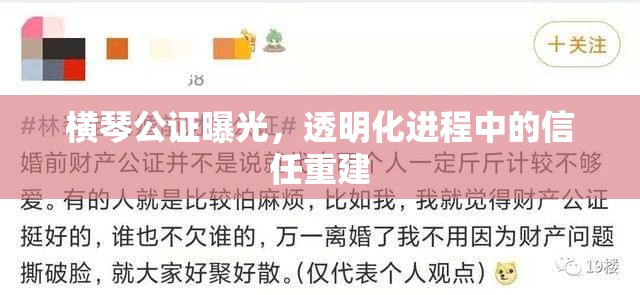 橫琴公證曝光，透明化進(jìn)程中的信任重建