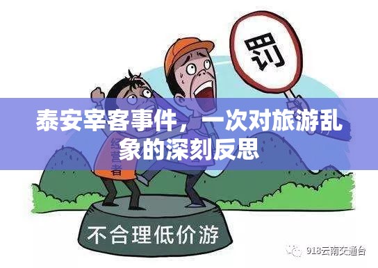 泰安宰客事件，一次對旅游亂象的深刻反思
