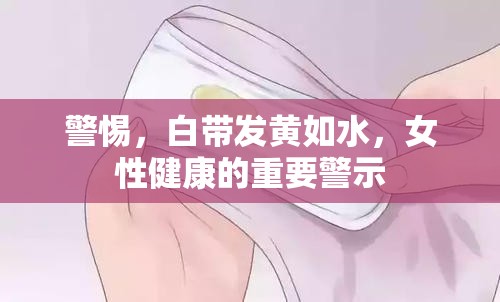警惕，白帶發(fā)黃如水，女性健康的重要警示