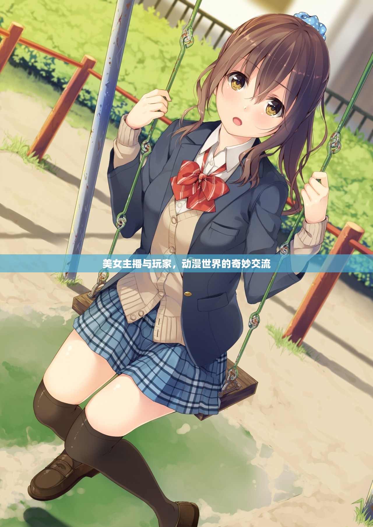 美女主播與玩家，動漫世界的奇妙交流
