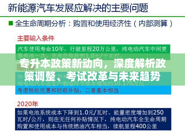 專升本政策新動向，深度解析政策調(diào)整、考試改革與未來趨勢