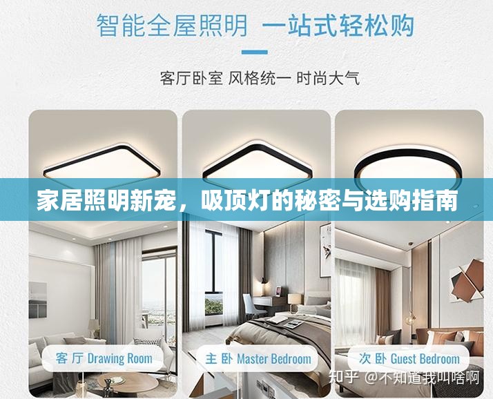 家居照明新寵，吸頂燈的秘密與選購指南