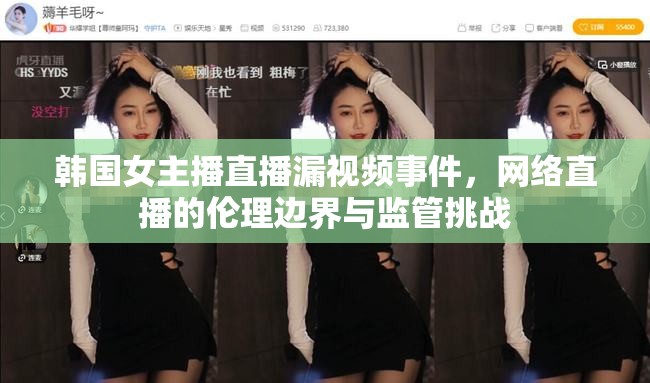 韓國女主播直播漏視頻事件，網(wǎng)絡(luò)直播的倫理邊界與監(jiān)管挑戰(zhàn)