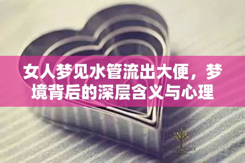 女人夢見水管流出大便，夢境背后的深層含義與心理解析