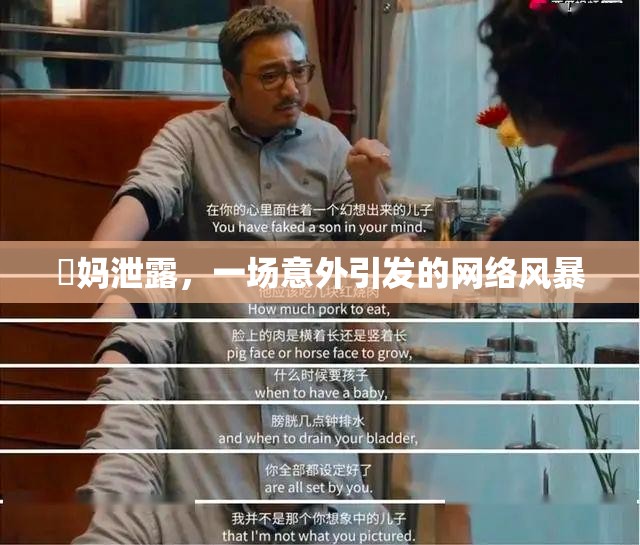 囧媽泄露，一場(chǎng)意外引發(fā)的網(wǎng)絡(luò)風(fēng)暴