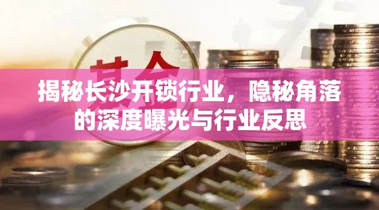 揭秘長(zhǎng)沙開(kāi)鎖行業(yè)，隱秘角落的深度曝光與行業(yè)反思