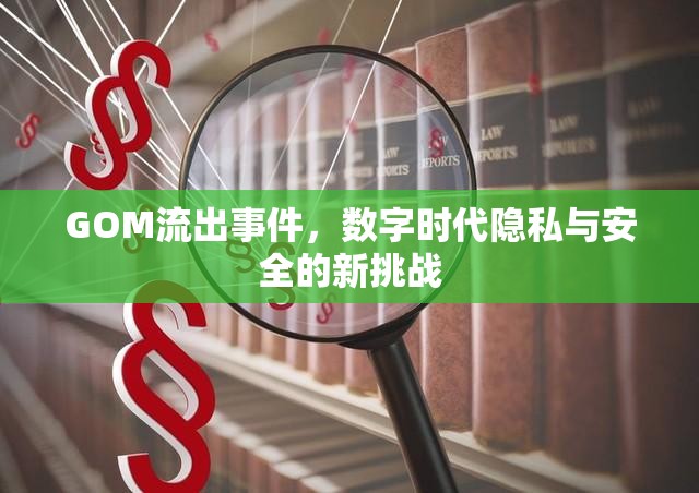 GOM流出事件，數(shù)字時代隱私與安全的新挑戰(zhàn)