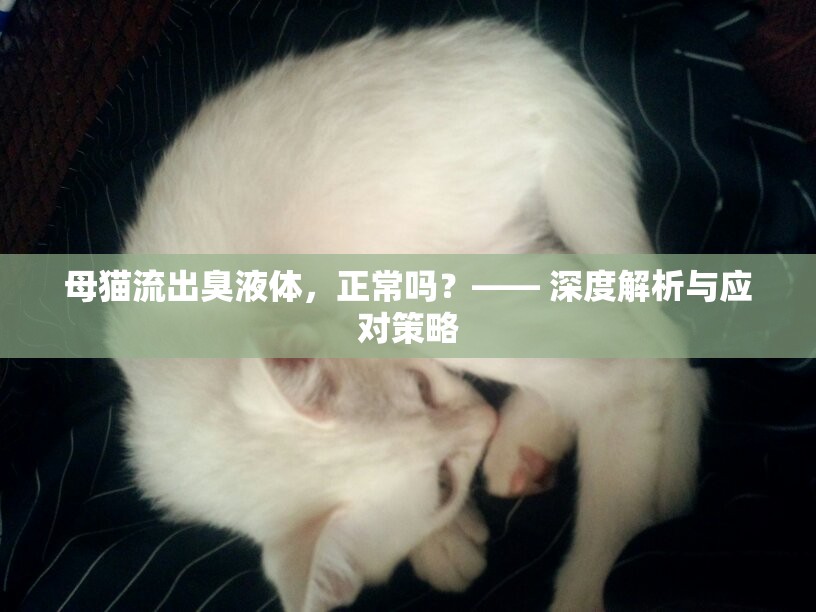 母貓流出臭液體，正常嗎？—— 深度解析與應(yīng)對(duì)策略