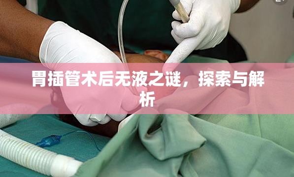 胃插管術后無液之謎，探索與解析