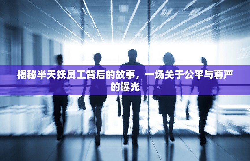 揭秘半天妖員工背后的故事，一場關于公平與尊嚴的曝光