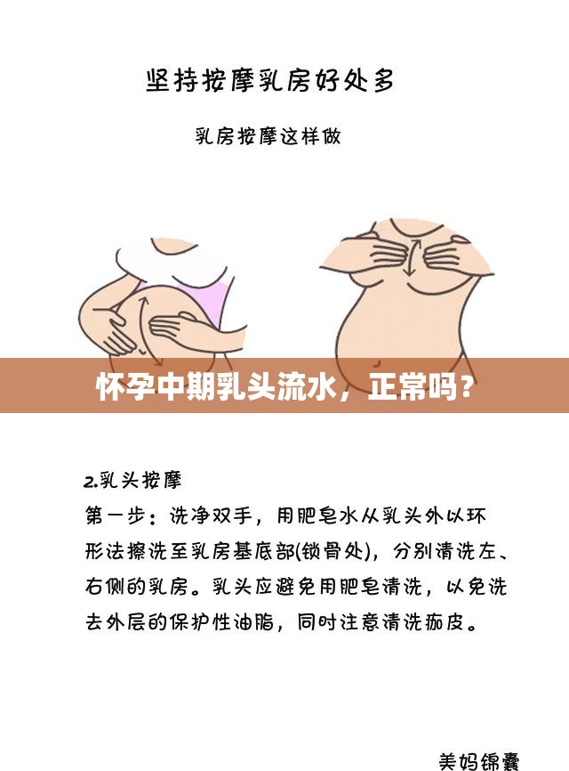 懷孕中期乳頭流水，正常嗎？