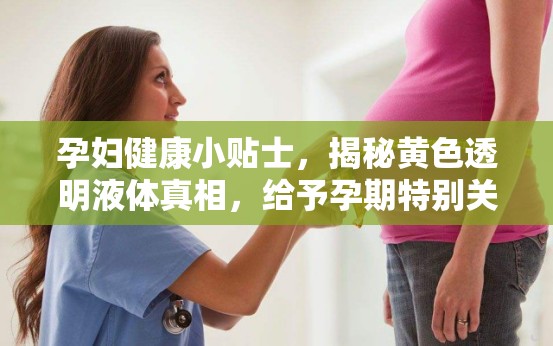 孕婦健康小貼士，揭秘黃色透明液體真相，給予孕期特別關(guān)懷