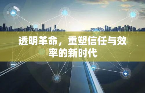 透明革命，重塑信任與效率的新時代