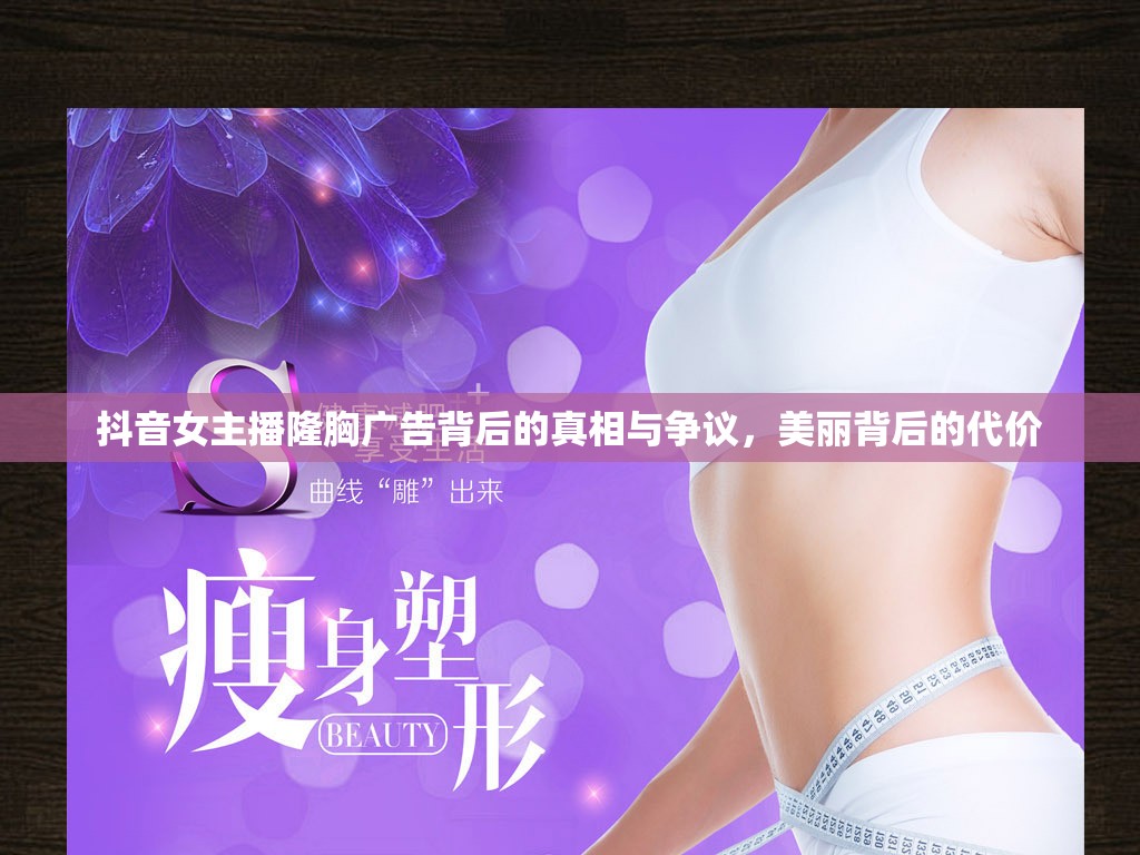 抖音女主播隆胸廣告背后的真相與爭議，美麗背后的代價