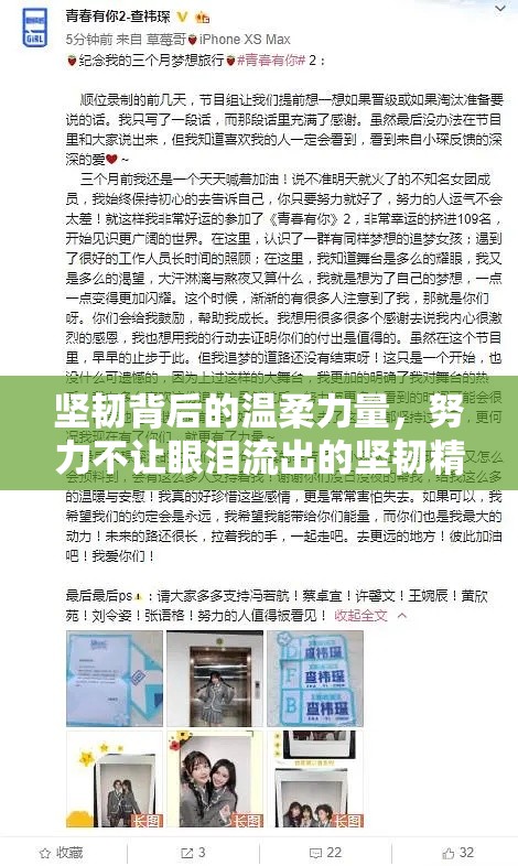 堅韌背后的溫柔力量，努力不讓眼淚流出的堅韌精神
