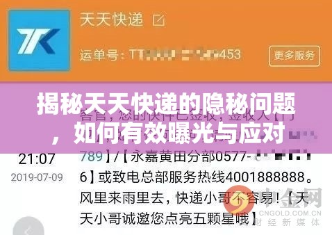 揭秘天天快遞的隱秘問題，如何有效曝光與應對