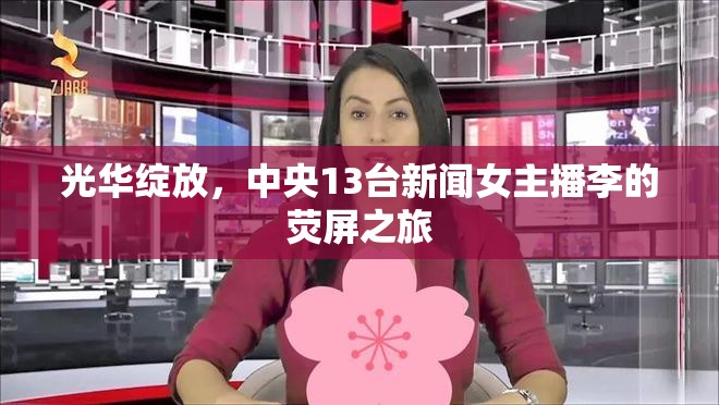 光華綻放，中央13臺新聞女主播李的熒屏之旅
