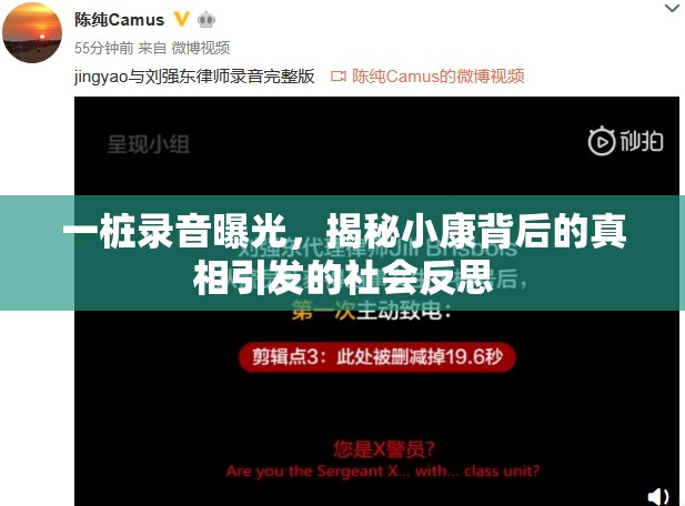 一樁錄音曝光，揭秘小康背后的真相引發(fā)的社會(huì)反思