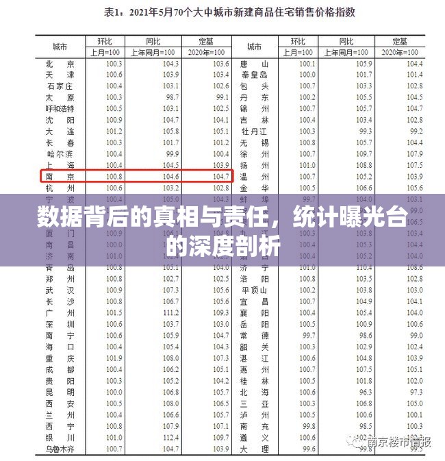 數(shù)據(jù)背后的真相與責(zé)任，統(tǒng)計曝光臺的深度剖析