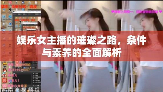 娛樂女主播的璀璨之路，條件與素養(yǎng)的全面解析