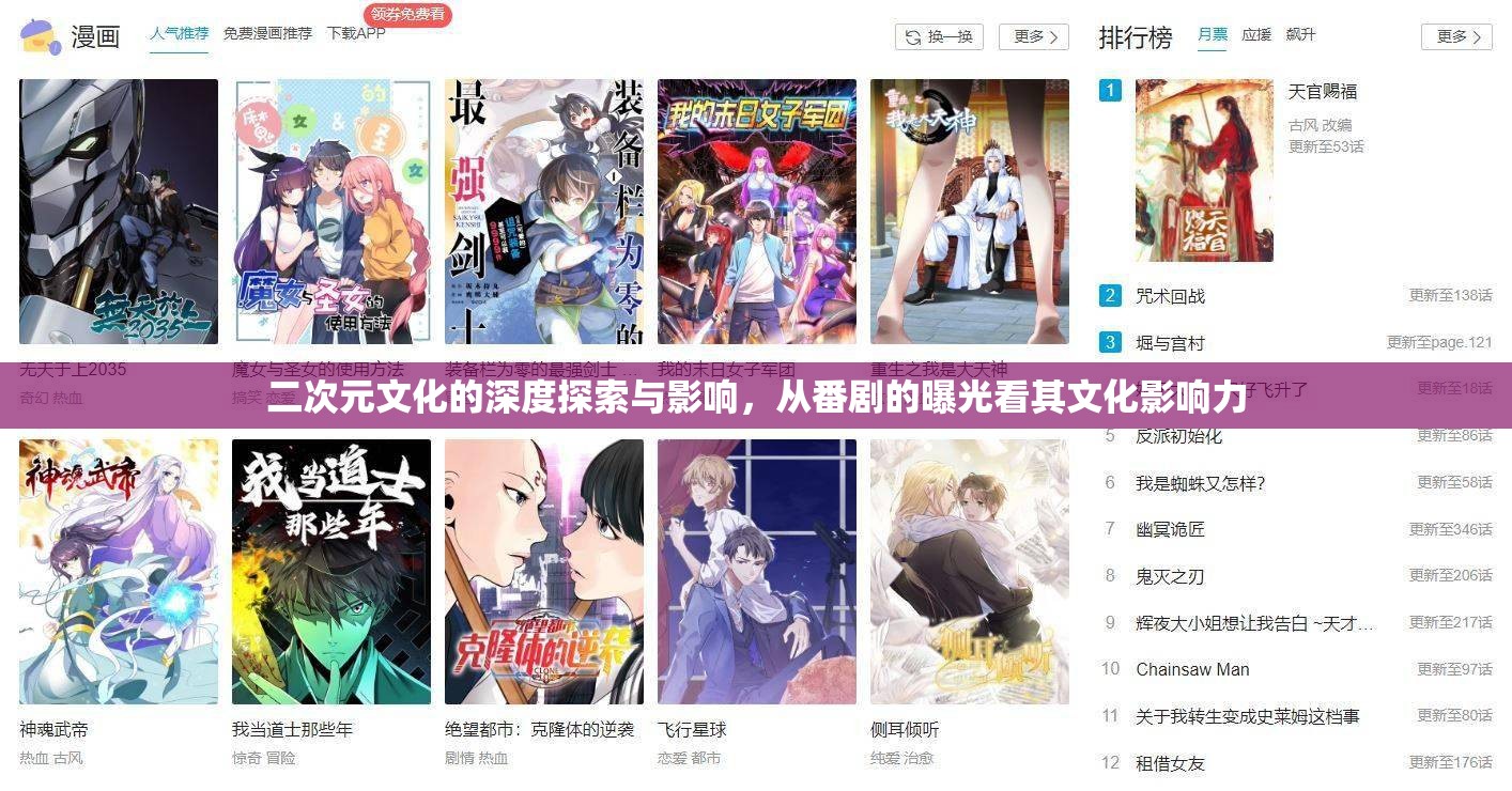 二次元文化的深度探索與影響，從番劇的曝光看其文化影響力