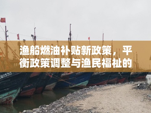 漁船燃油補貼新政策，平衡政策調整與漁民福祉的雙重考量
