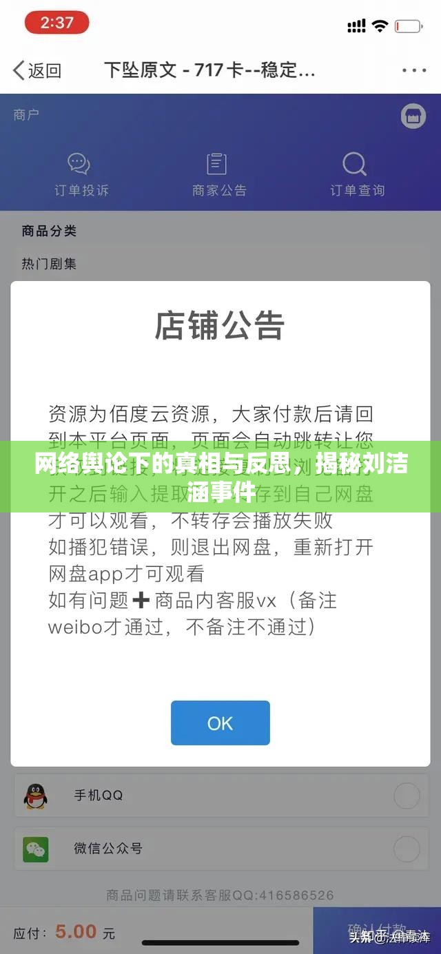 網(wǎng)絡輿論下的真相與反思，揭秘劉潔涵事件