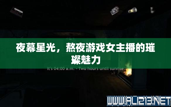 夜幕星光，熬夜游戲女主播的璀璨魅力