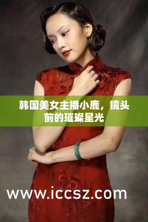 韓國美女主播小鹿，鏡頭前的璀璨星光