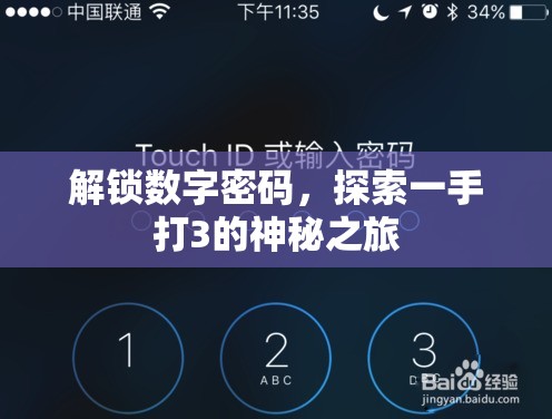 解鎖數(shù)字密碼，探索一手打3的神秘之旅