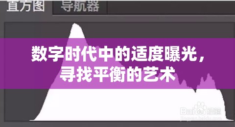數(shù)字時(shí)代中的適度曝光，尋找平衡的藝術(shù)