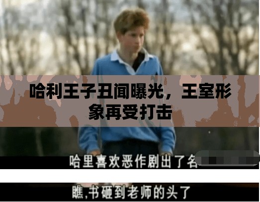 哈利王子丑聞曝光，王室形象再受打擊