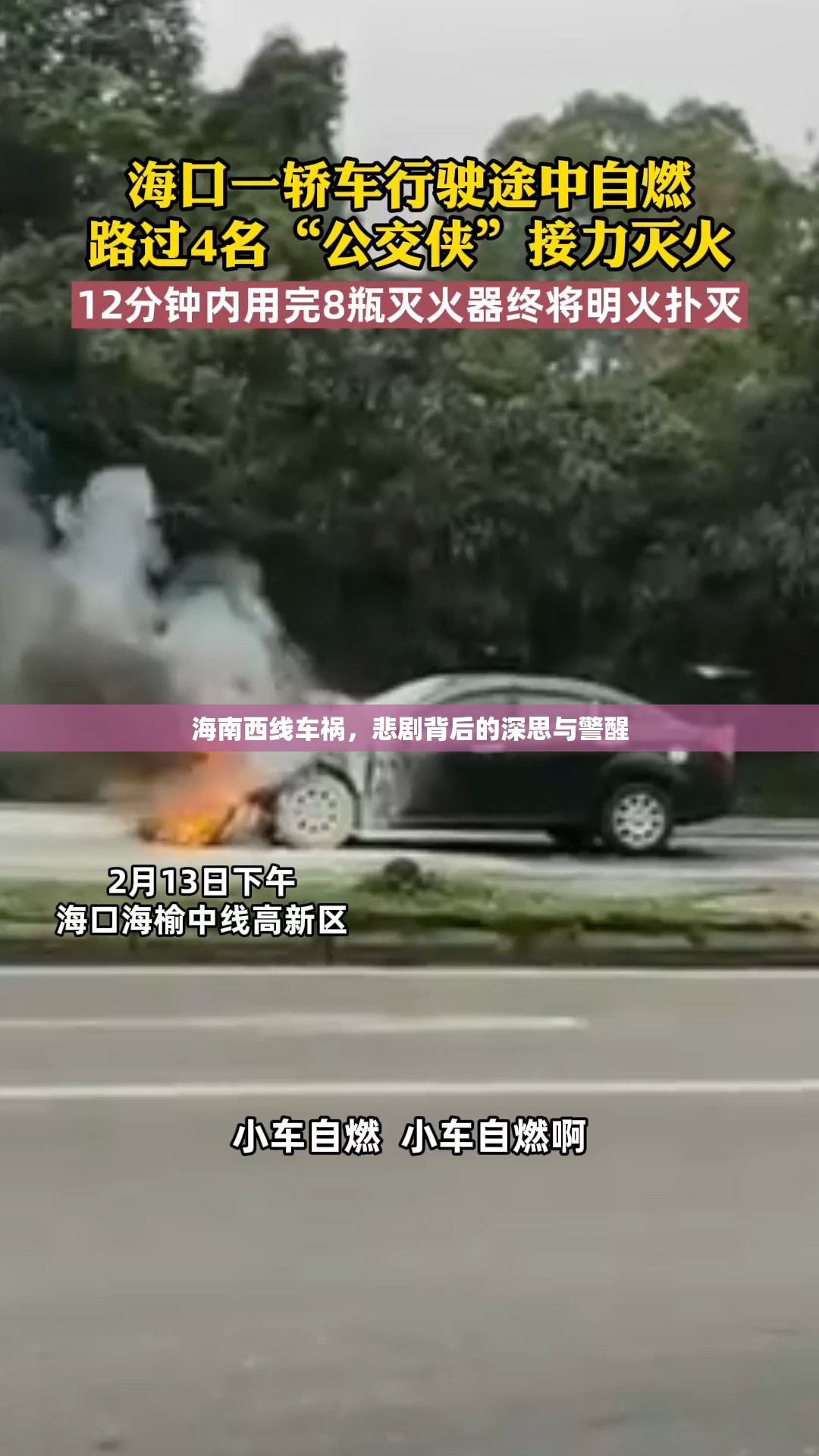 海南西線車禍，悲劇背后的深思與警醒