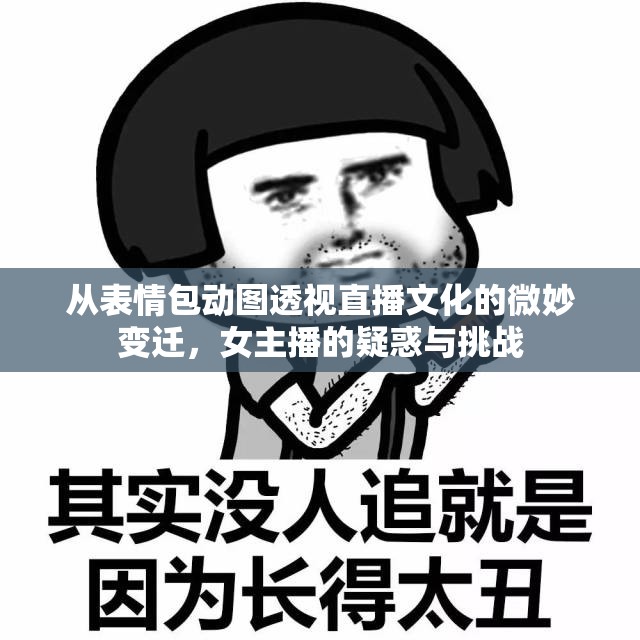 從表情包動(dòng)圖透視直播文化的微妙變遷，女主播的疑惑與挑戰(zhàn)