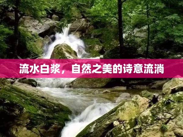 流水白漿，自然之美的詩意流淌