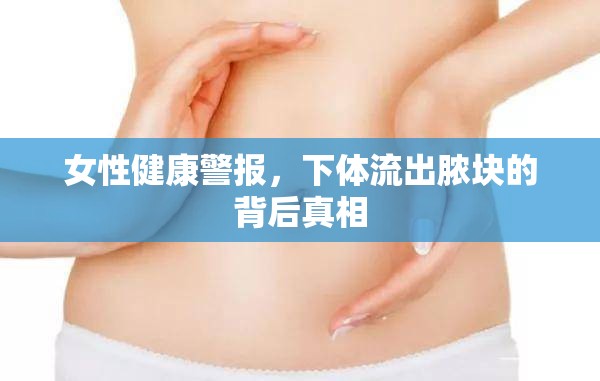 女性健康警報，下體流出膿塊的背后真相