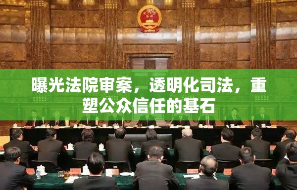 曝光法院審案，透明化司法，重塑公眾信任的基石