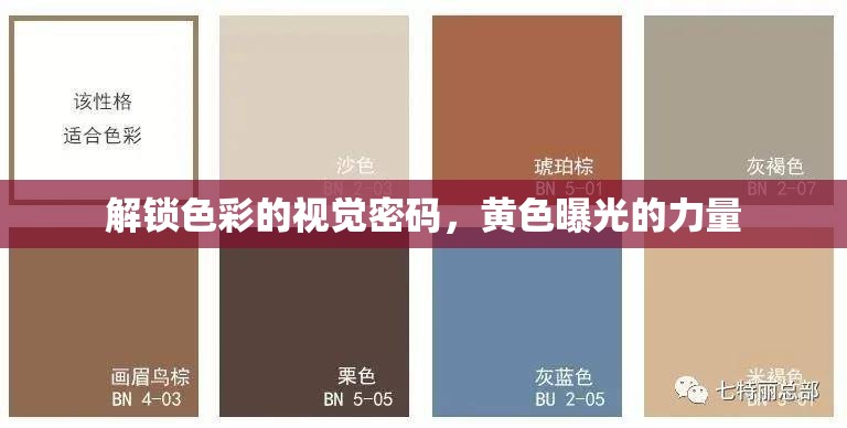 解鎖色彩的視覺密碼，黃色曝光的力量