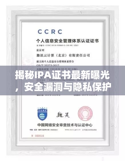 揭秘IPA證書最新曝光，安全漏洞與隱私保護的雙重挑戰(zhàn)