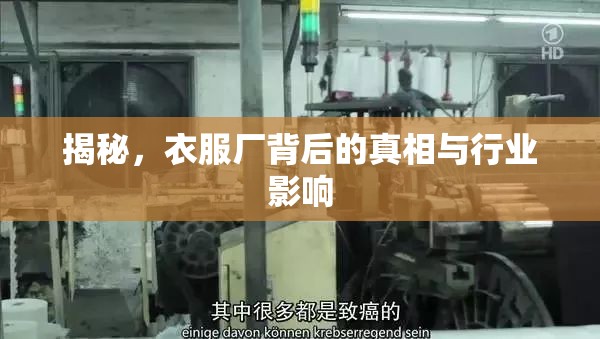 揭秘，衣服廠背后的真相與行業(yè)影響