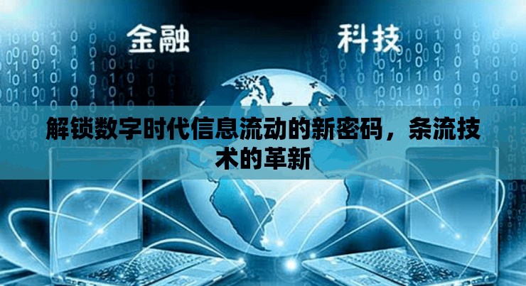 解鎖數(shù)字時代信息流動的新密碼，條流技術(shù)的革新