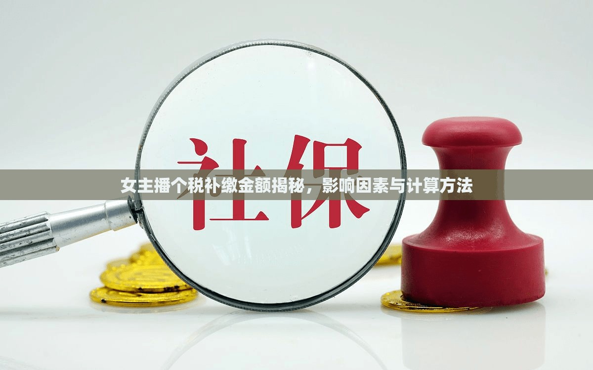 女主播個稅補繳金額揭秘，影響因素與計算方法