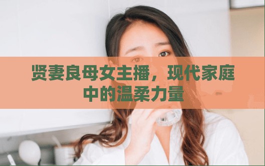 賢妻良母女主播，現(xiàn)代家庭中的溫柔力量