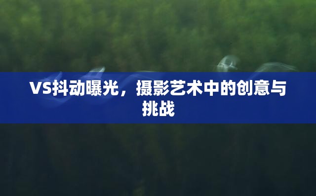 VS抖動曝光，攝影藝術中的創(chuàng)意與挑戰(zhàn)
