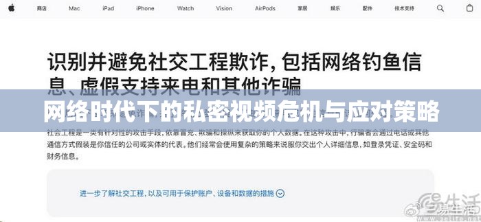 網(wǎng)絡(luò)時代下的私密視頻危機(jī)與應(yīng)對策略