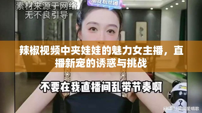 辣椒視頻中夾娃娃的魅力女主播，直播新寵的誘惑與挑戰(zhàn)