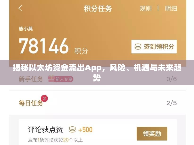 揭秘以太坊資金流出App，風(fēng)險、機遇與未來趨勢