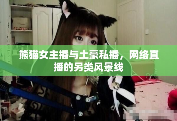熊貓女主播與土豪私播，網(wǎng)絡(luò)直播的另類風(fēng)景線