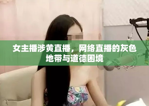 女主播涉黃直播，網(wǎng)絡(luò)直播的灰色地帶與道德困境