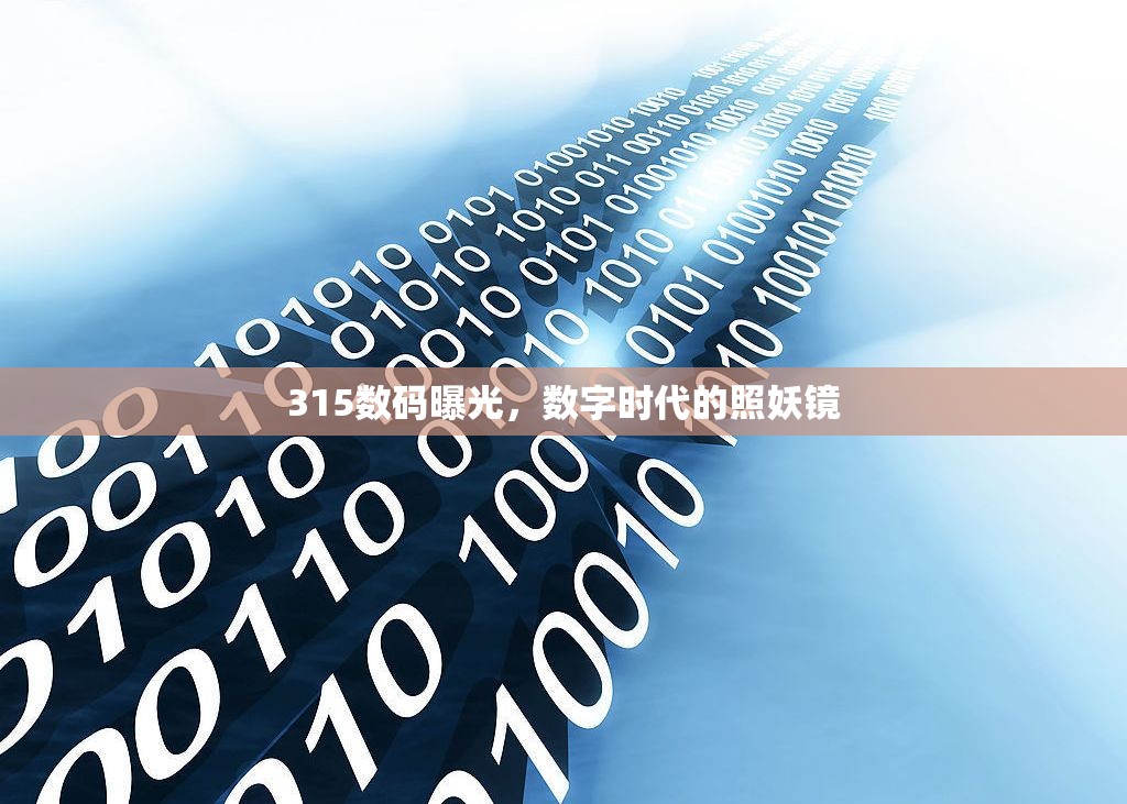 315數(shù)碼曝光，數(shù)字時代的照妖鏡